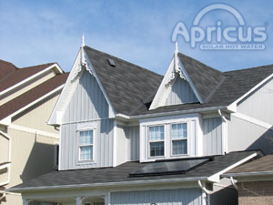 Apricus solar water heating installation for domestic hot water